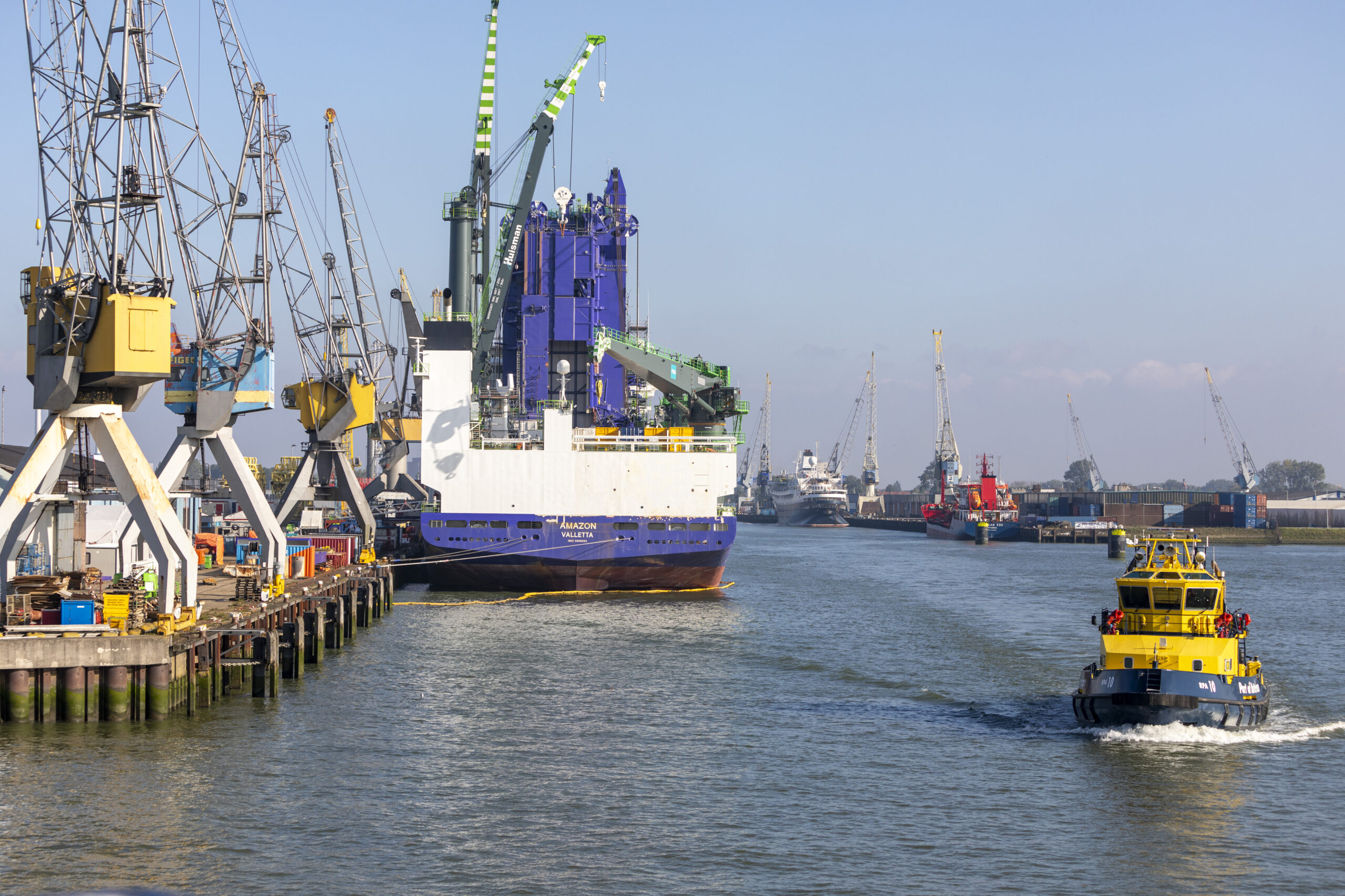 Verduurzaming schepen in havengebieden